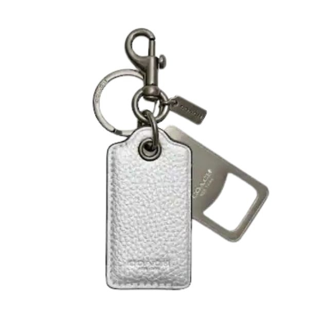 Coach Keychain Mens or Womens Backpack Bag Bottle Opener Key Fob NWT