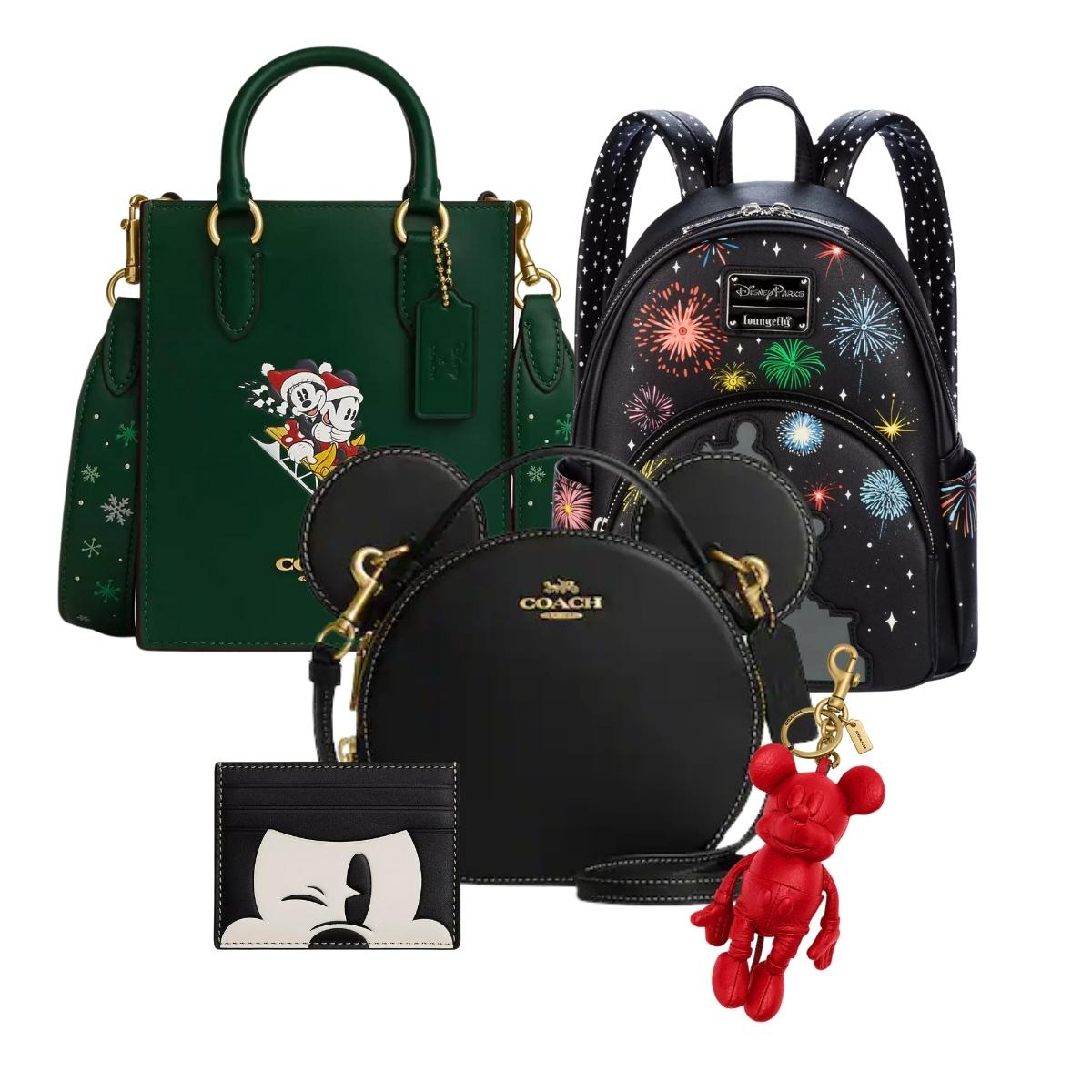 New Sleek Black Mickey Mouse Loungefly Satchel Available at Walt