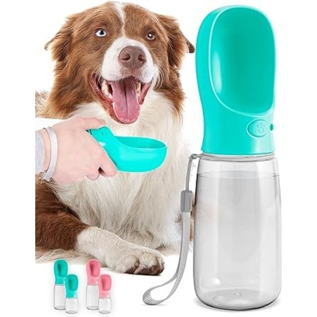 Dog Water Bottles Travel Portable Leaf Reversible Lightweight Pet Water  Dispense