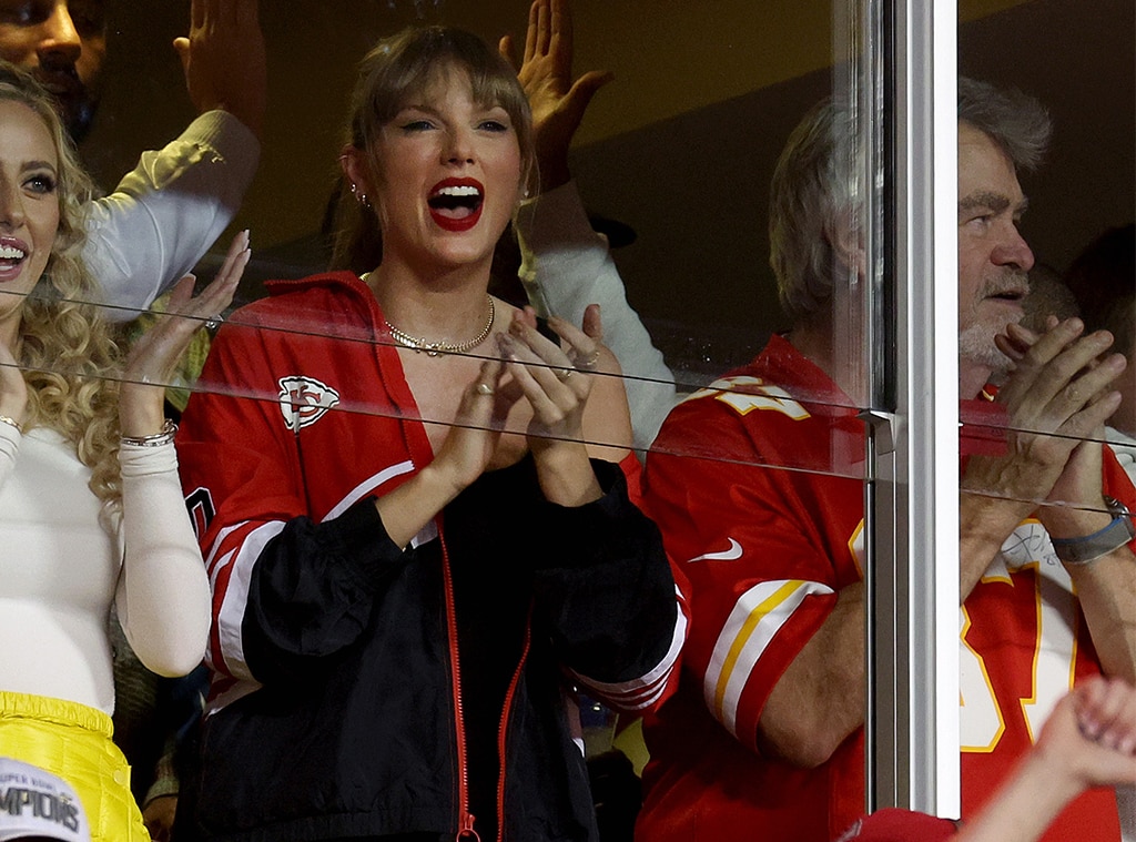 Taylor Swift ปลอบใจ Brittany Mahomes หลังจากได้รับบาดเจ็บจาก Patrick Mahomes