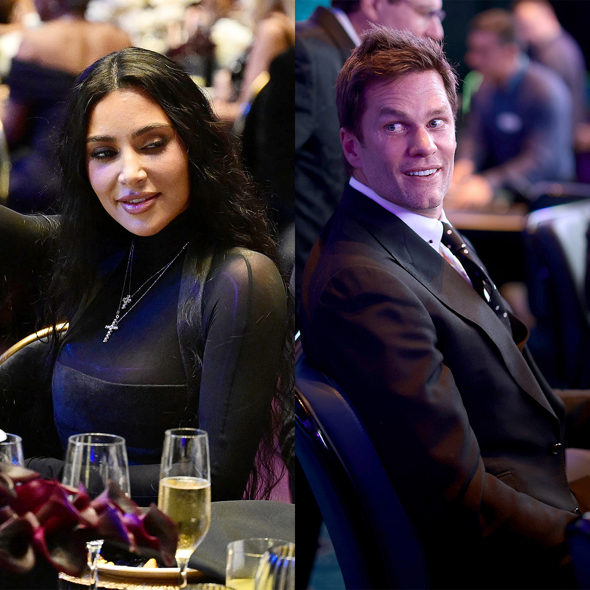 Kim Kardashian, Tom Brady Face Off in Bidding War at Charity Event