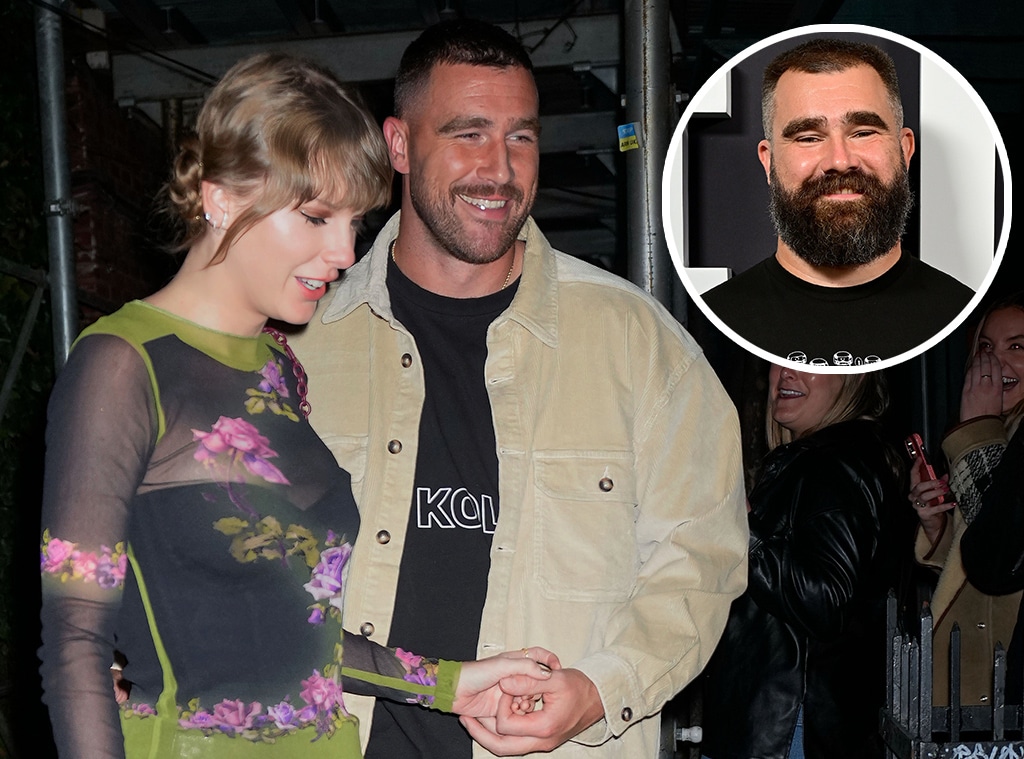 Taylor Swift, Travis Kelce, Jason Kelce
