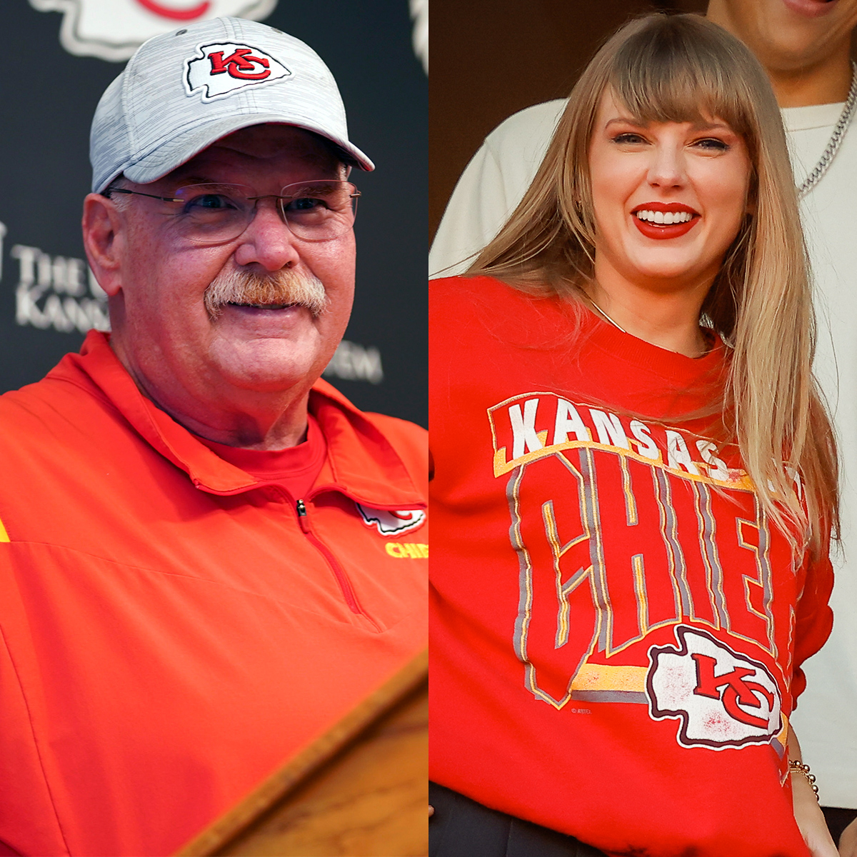 Kansas City Chiefs' Andy Reid Defends Taylor Swift After She Got Booed at Super  Bowl