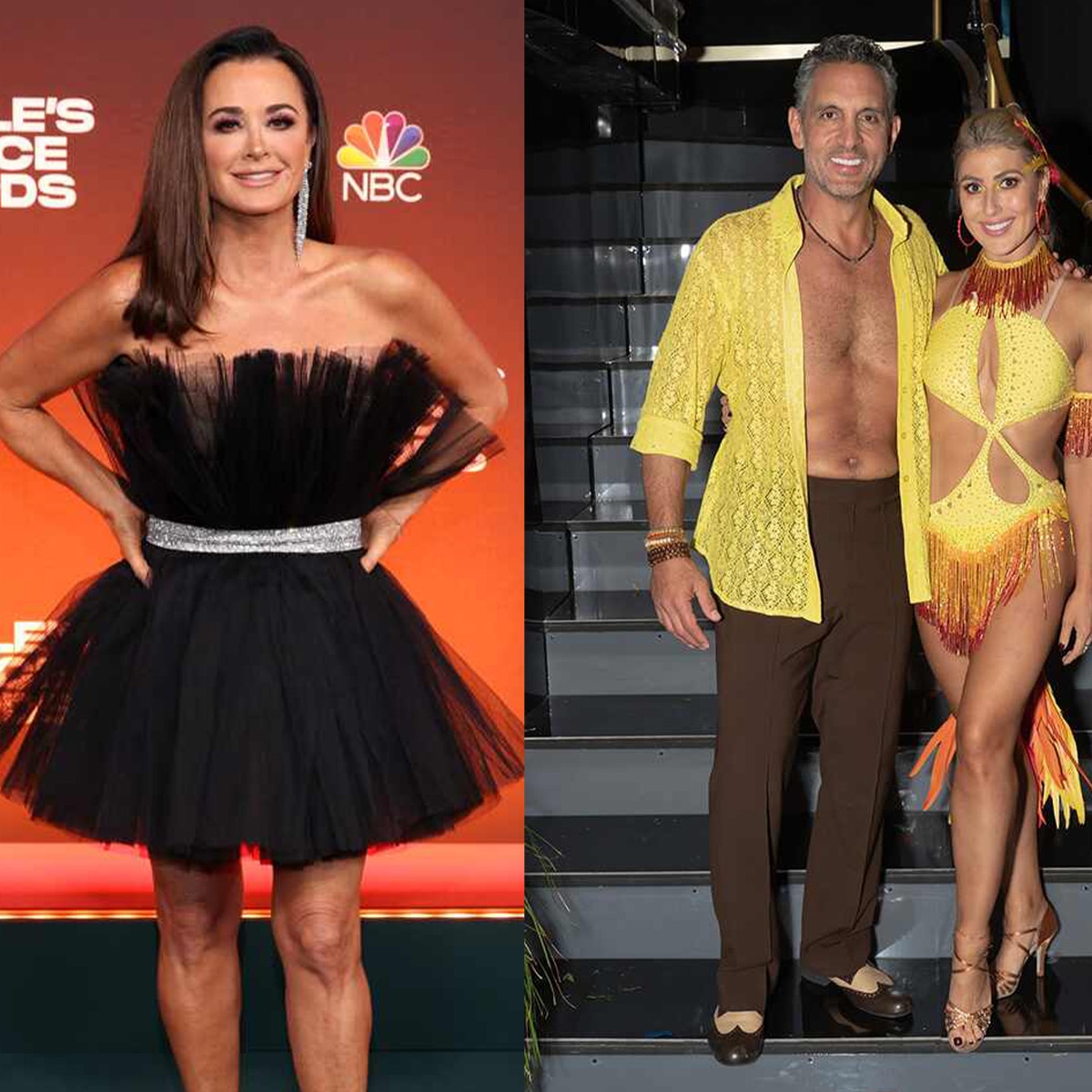 Kyle Richards, Mauricio Umansky, Emma Slater