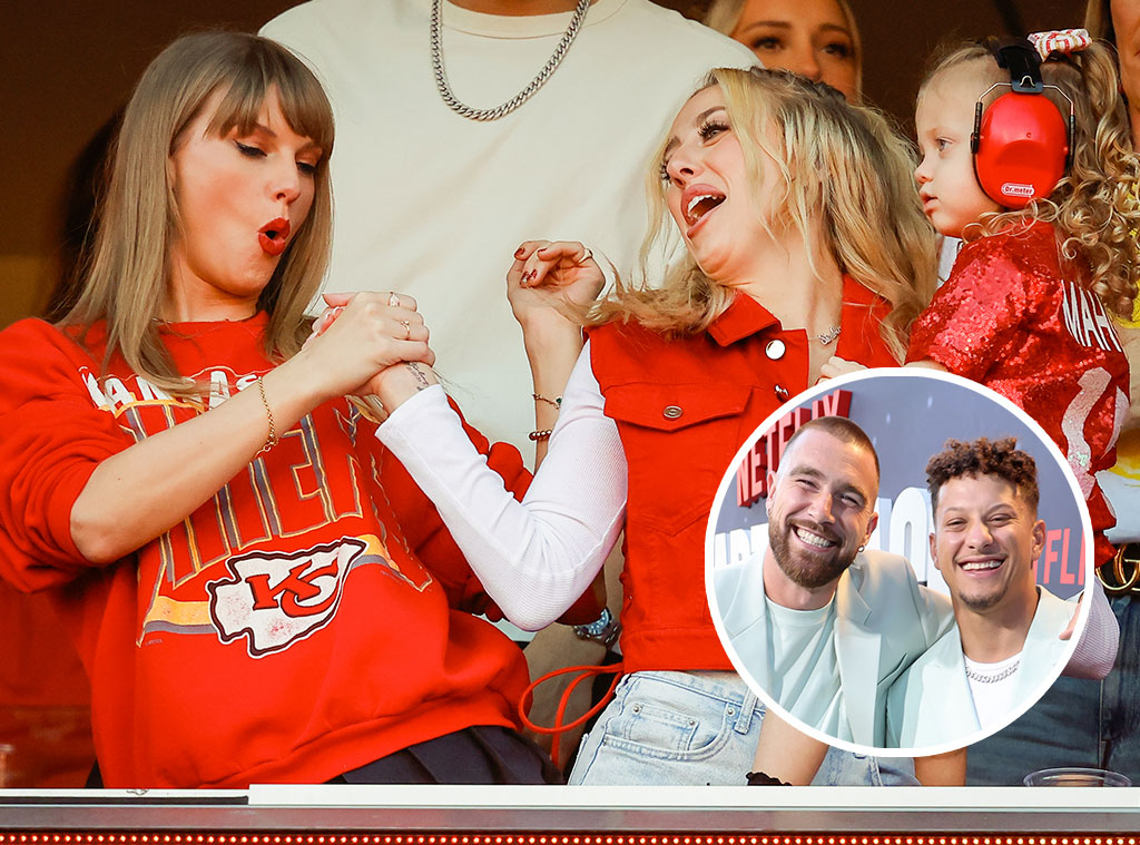 Taylor Swift, Brittany Mahomes, Patrick Mahomes, Travis Kelce