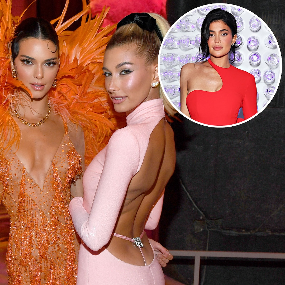 How Kendall Jenner and Hailey Bieber Toasted to Kylie Jenner's New Fashion Line Khy - E! NEWS