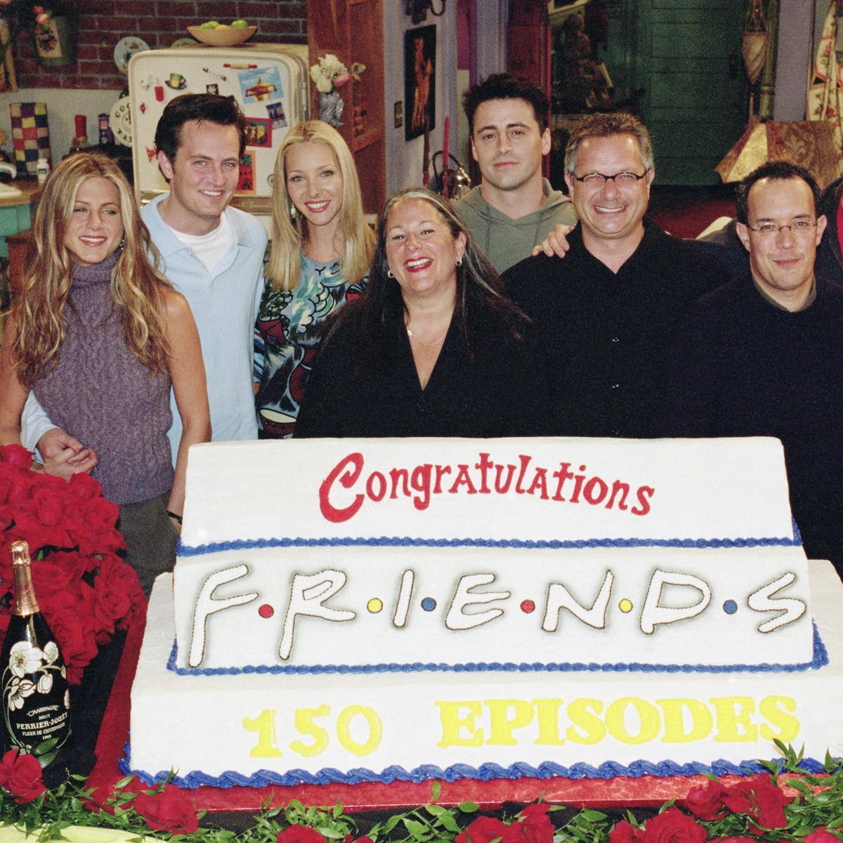 Jennifer Aniston, Matthew Perry, Lisa Kudrow, Marta Kauffman, Matt LeBlanc, Kevin Bright, David Crane, David Schwimmer, Courteney Cox