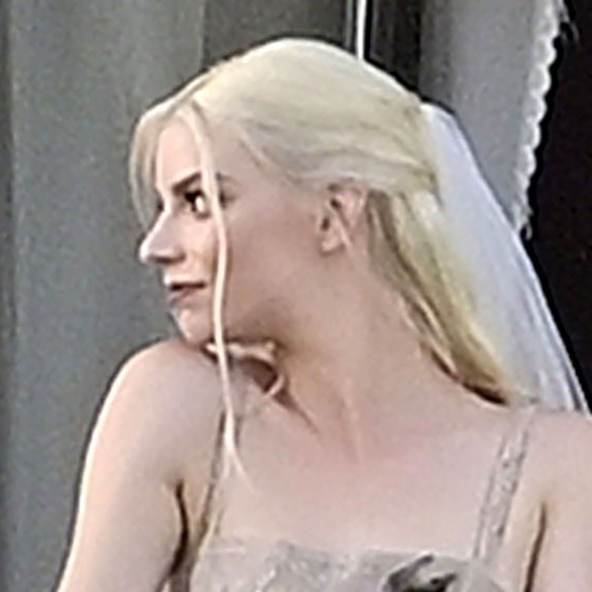 Anya Taylor-Joy Weds Malcom McRae In Beige Wedding Dress