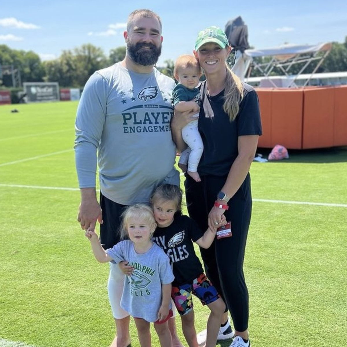 Jason & Kylie Kelce’s Cute Family Pics Prove They’re the Perfect Team