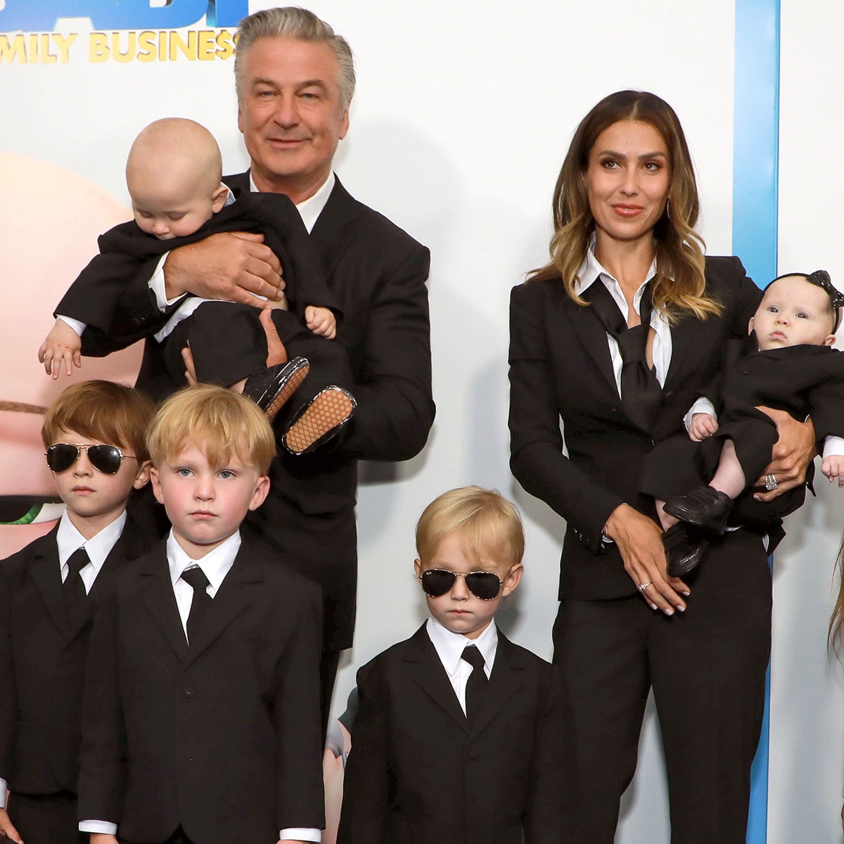 Alec Baldwin, Hilaria Baldwin, Kids, Boss Baby 2, Premiere, 2021