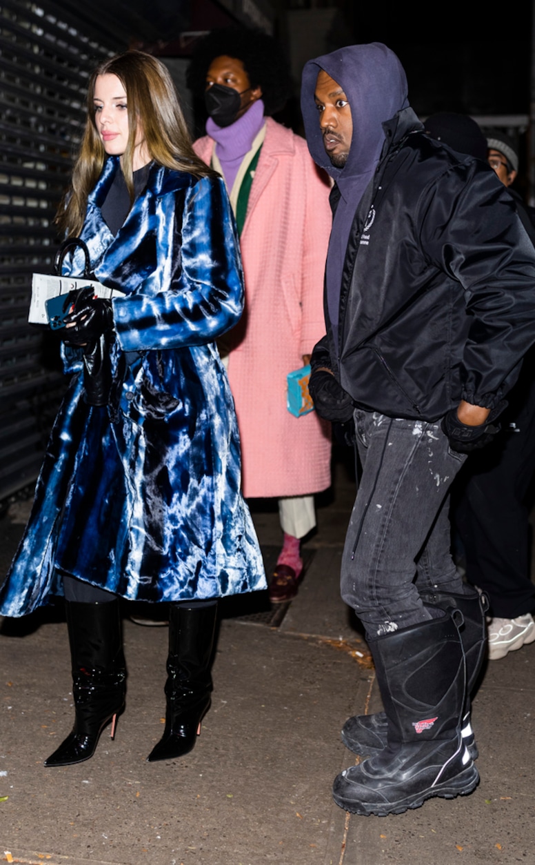Julia Fox, Kanye West, New York 2022