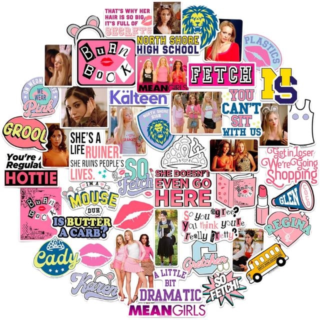 We wear pink - Mean Girls Quotes - Sticker