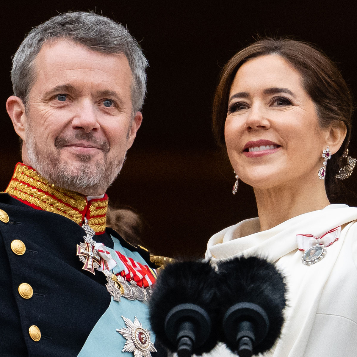 Denmark's King Frederik X & Queen Mary Share Kiss After Proclamation