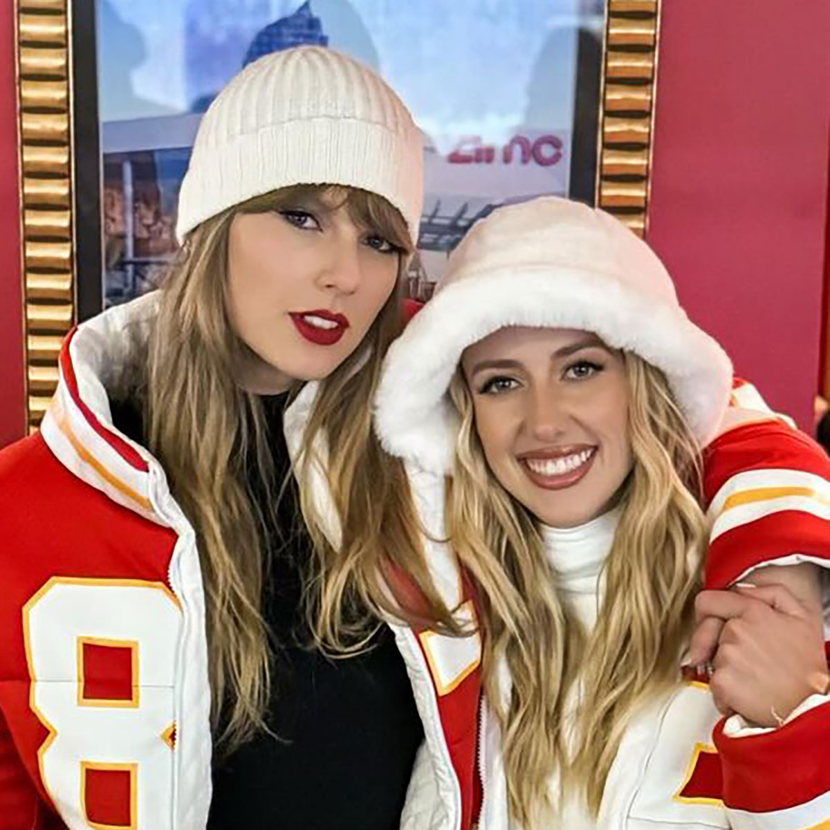 Taylor Swift, Brittany Mahomes, Kansas City Chiefs, Arrowhead Stadium, Instagram, 2024