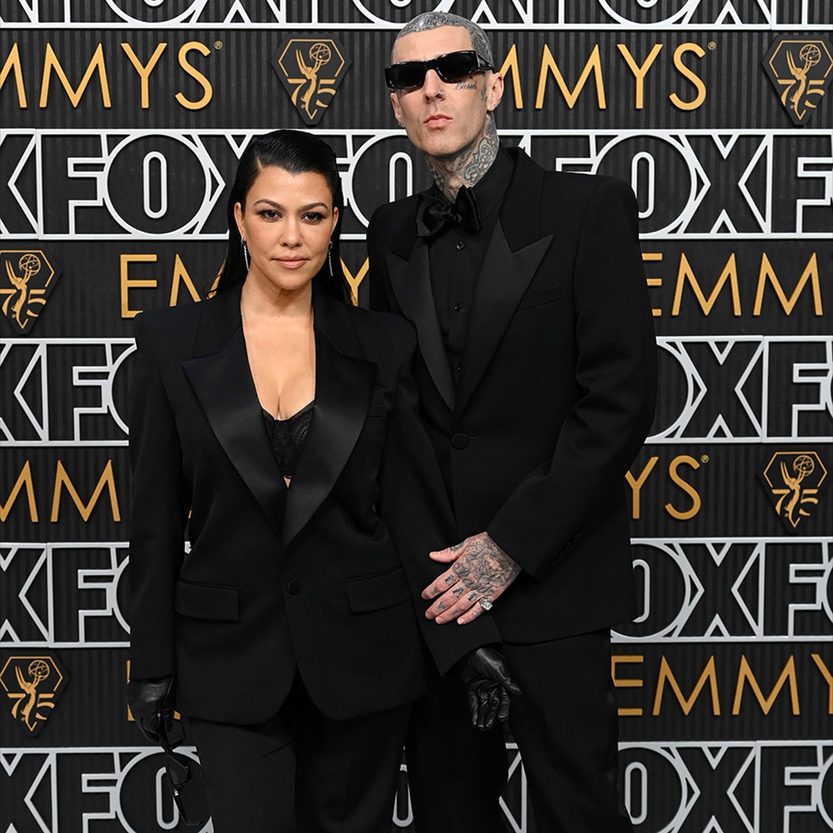 Yes, Kourtney Kardashian & Travis Barker Brought the PDA to the Emmys