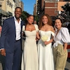 Michael Strahan, Sophia Strahan, Isabella Strahan, Kayla Quick