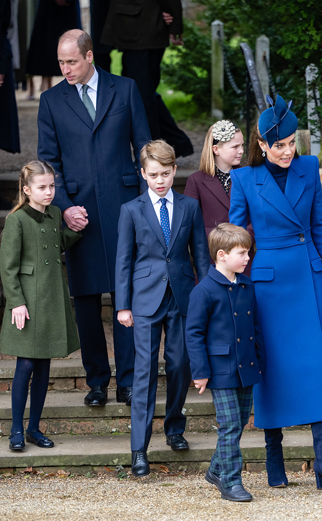 The Royal Family, Prince William, Kate Middleton, Prince George, Princess Charlotte, Prince Louis, Christmas 2023