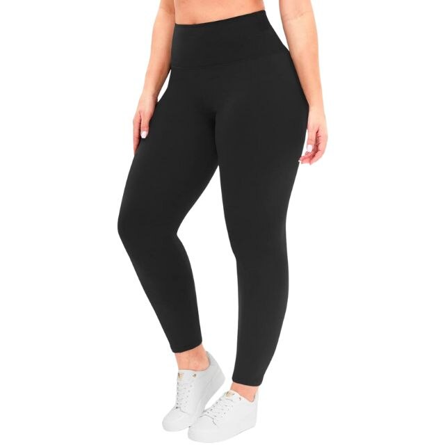 Black Cotton Leggings for Women, High Waisted Workout Leggings Depot Tummy  Control Tights for Women Running Yoga Pants at  Women's Clothing store