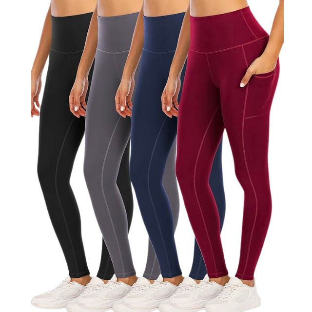 icyzone Capri Yoga Pants for Women High Waisted Workout Athletic