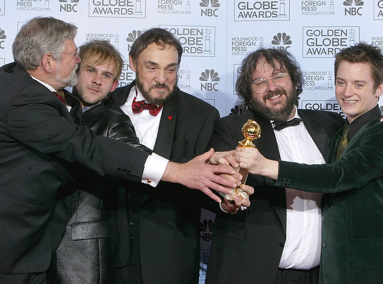 Lord of the Rings cast GG 2004