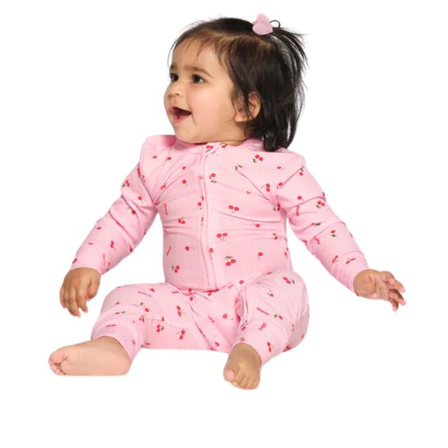 Skims Baby Onesie in Pink