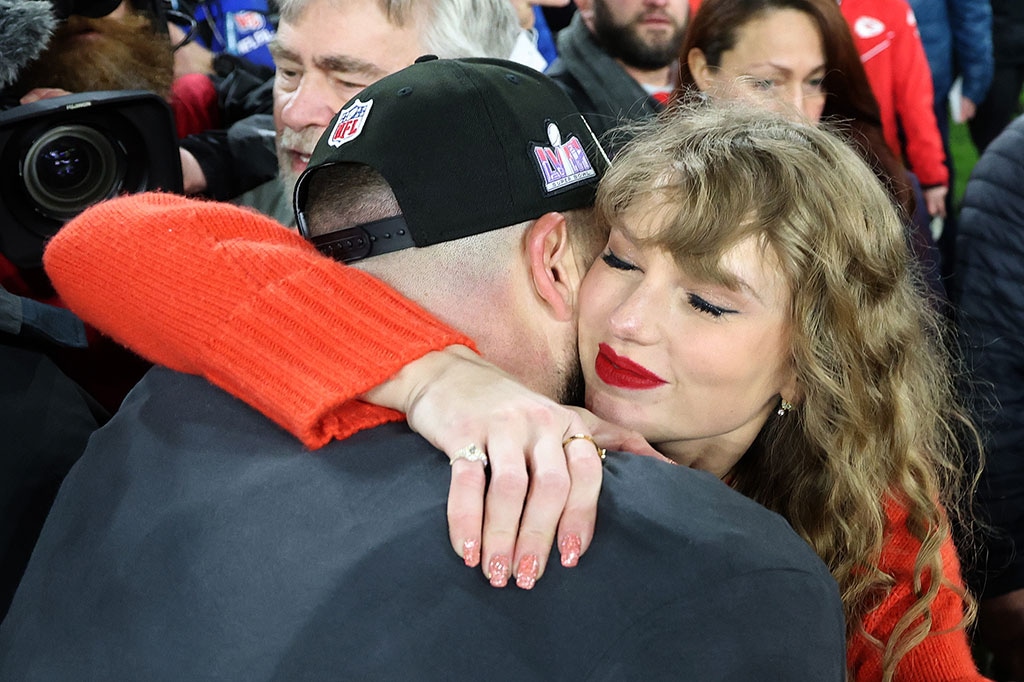 Taylor Swift, Travis Kelce, AFC Championship, 2024