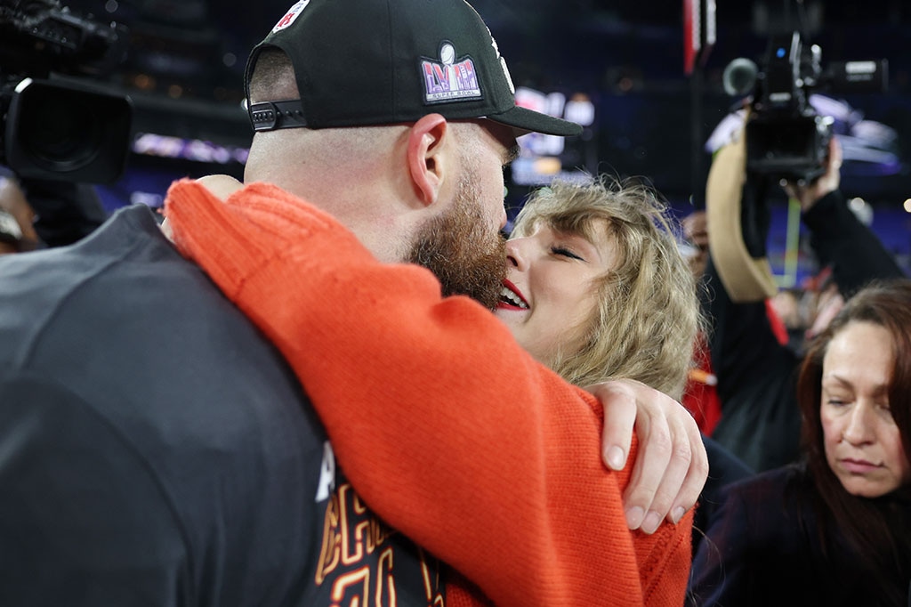 Taylor Swift, Travis Kelce, AFC Championship, 2024