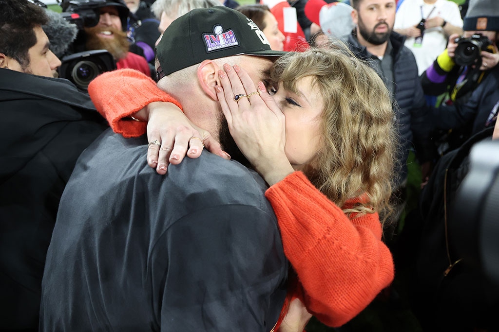 Taylor Swift, Travis Kelce, AFC Championship, 2024