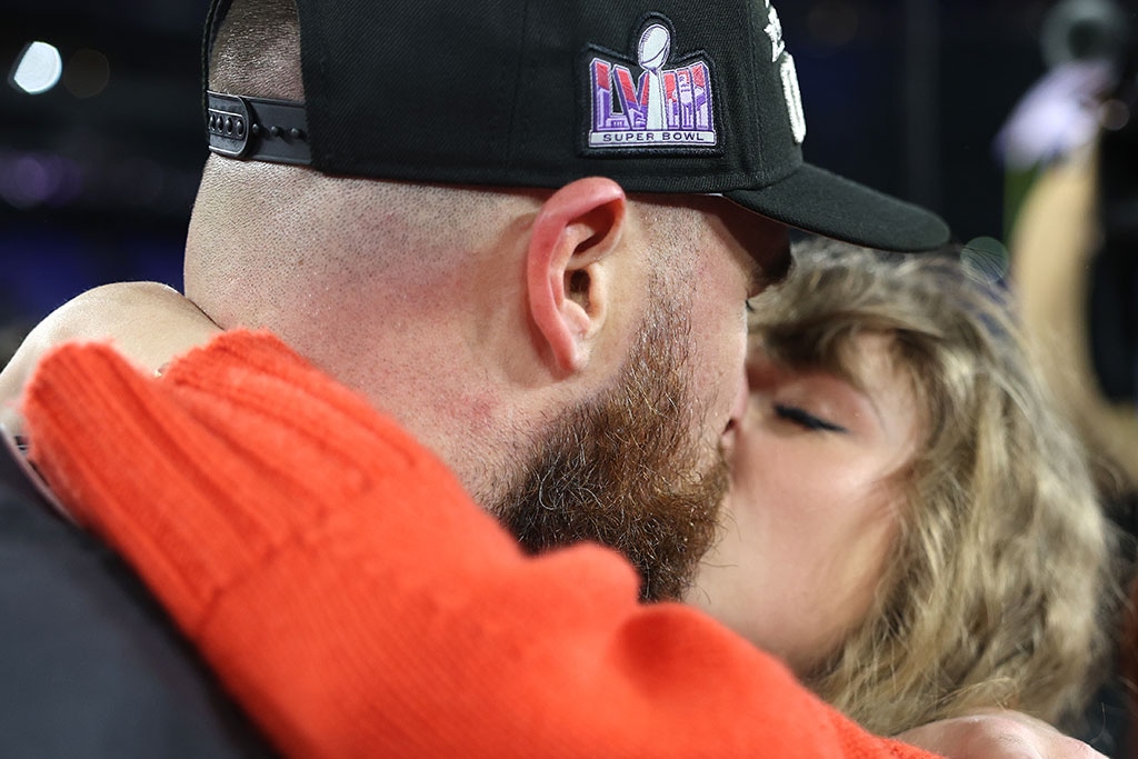 Taylor Swift, Travis Kelce, AFC Championship, 2024