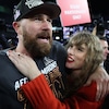 Taylor Swift, Travis Kelce, AFC Championship, 2024