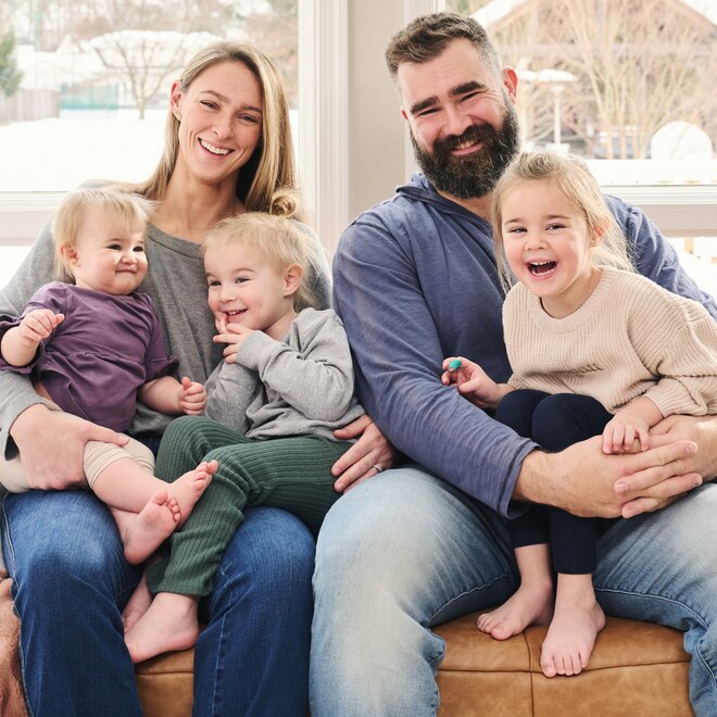 Jason Kelce, Kylie Kelce, Playroom, Pottery Barn Kids