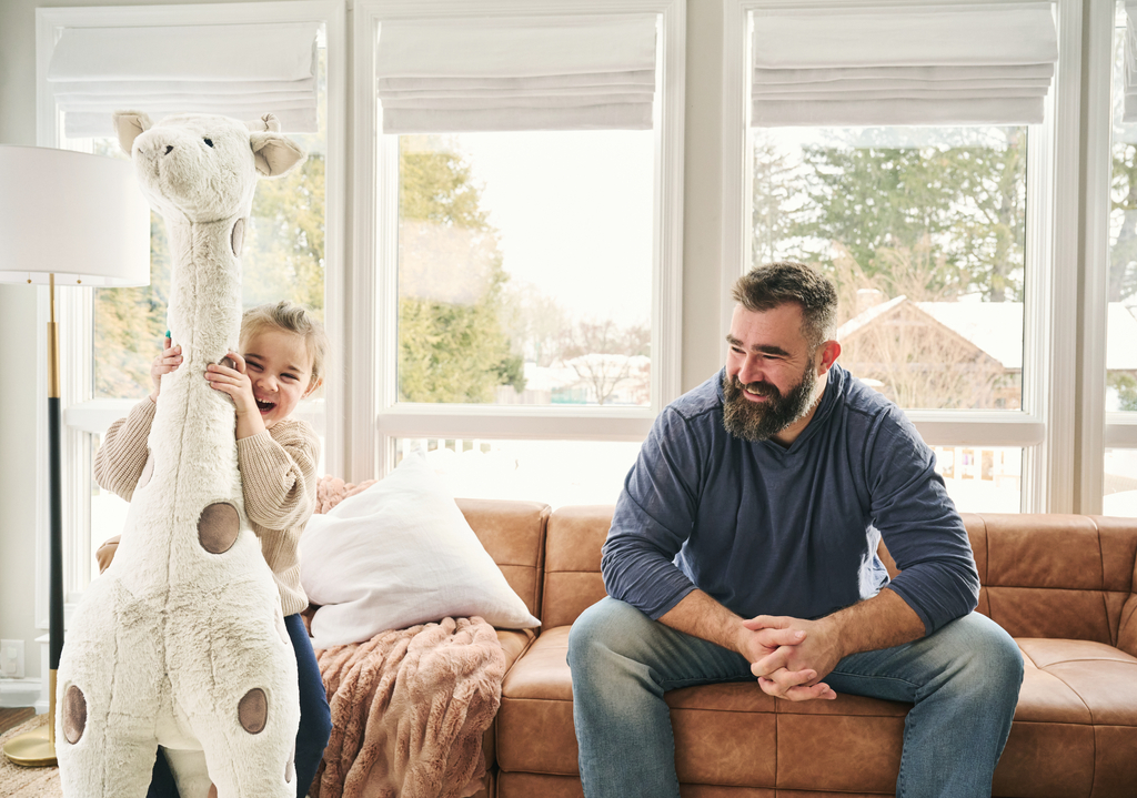 Jason Kelce, Kylie Kelce, Playroom, Pottery Barn Kids