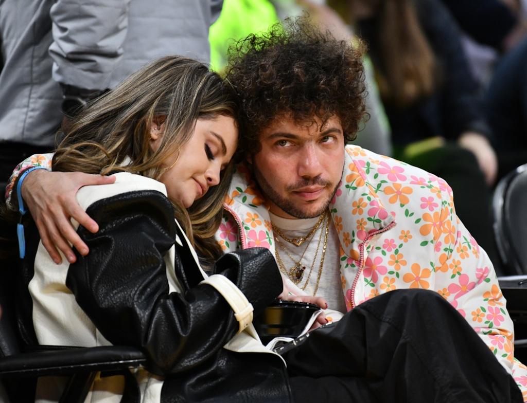 Selena Gomez, Benny Blanco, Lakers Game