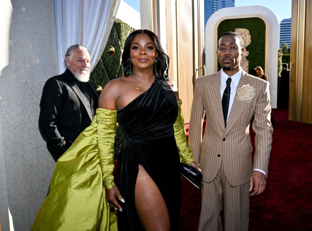 2024 Golden Globes Cast Reunions, Abbott Elementary, Janelle James, Tyler James Williams