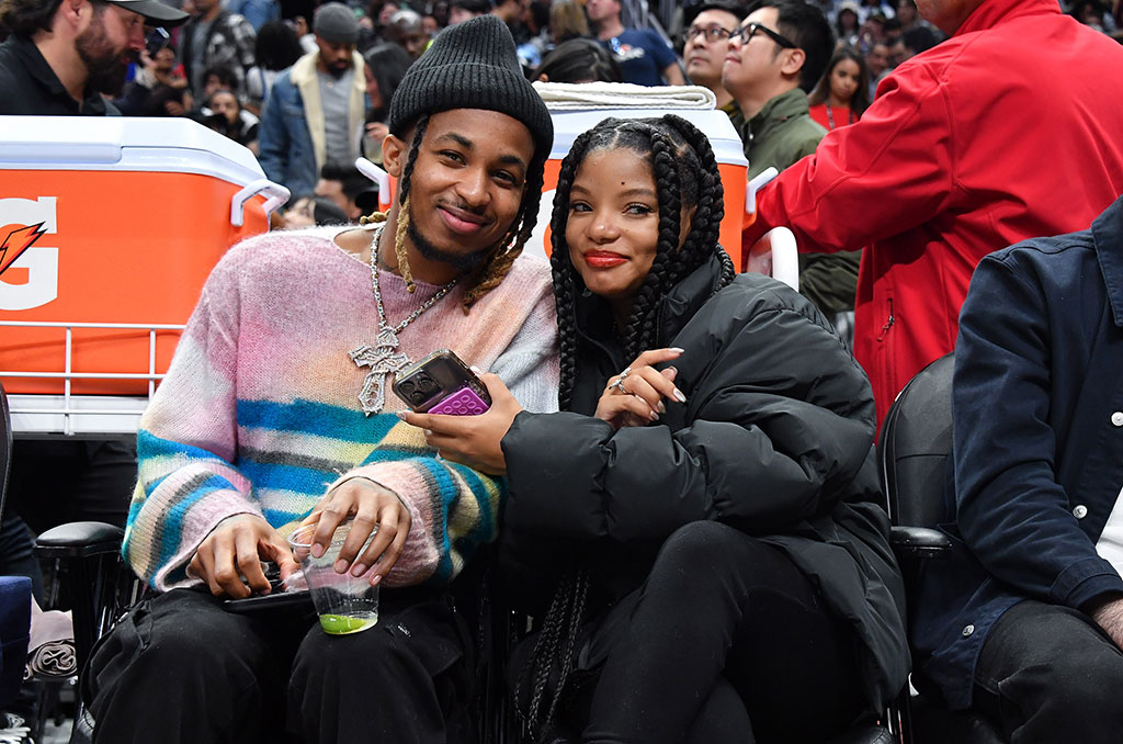 Halle Bailey, DDG, partido de la NBA, 2023