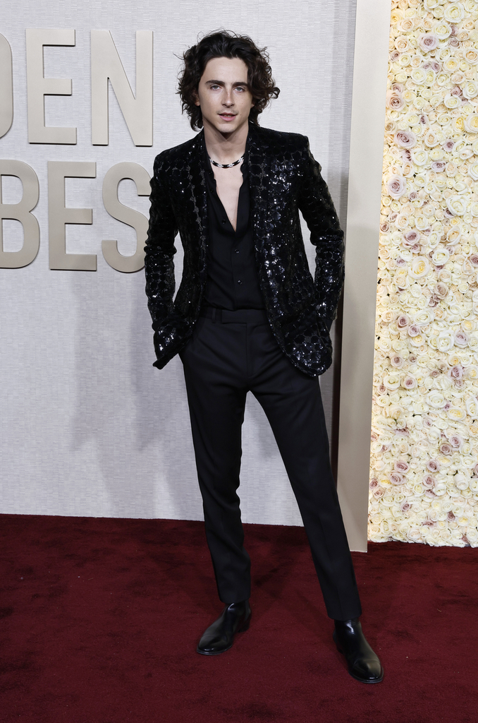 Timothee Chalamet, 2024 Golden Globes, 2024 Golden Globe Awards, Arrivals