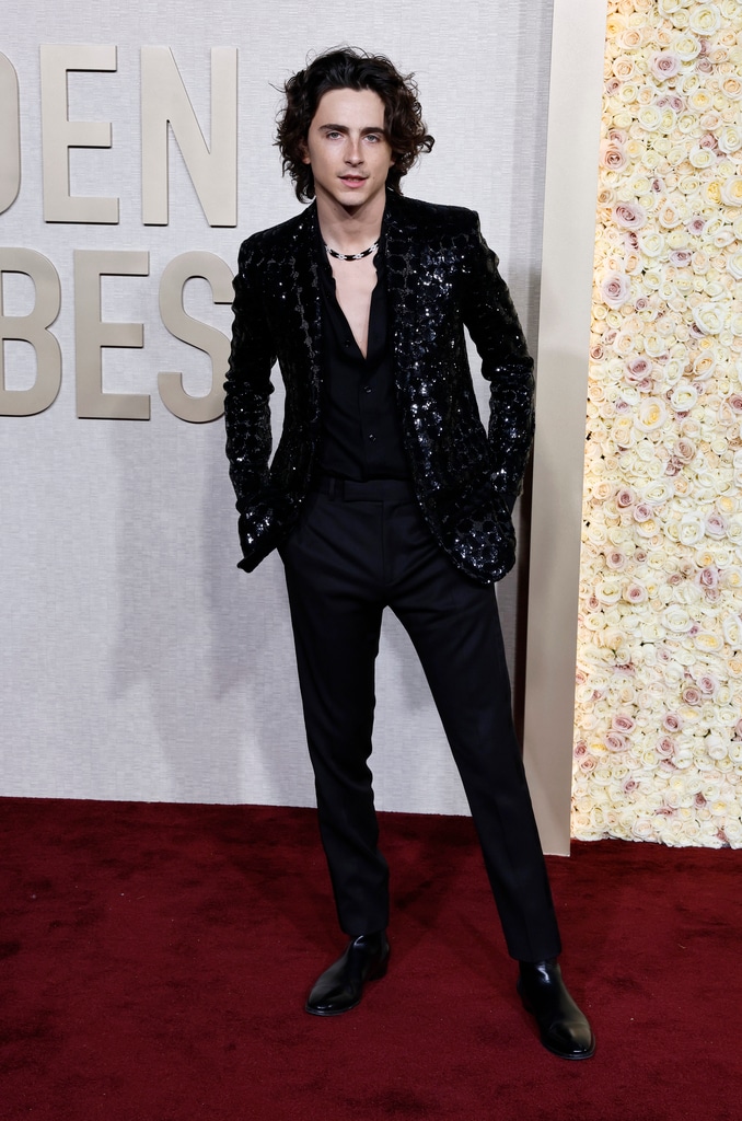 Timothee Chalamet, 2024 Golden Globes, 2024 Golden Globe Awards, Arrivals