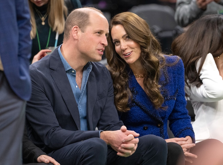 Kate Middleton, Prince William, Celtics game 2022