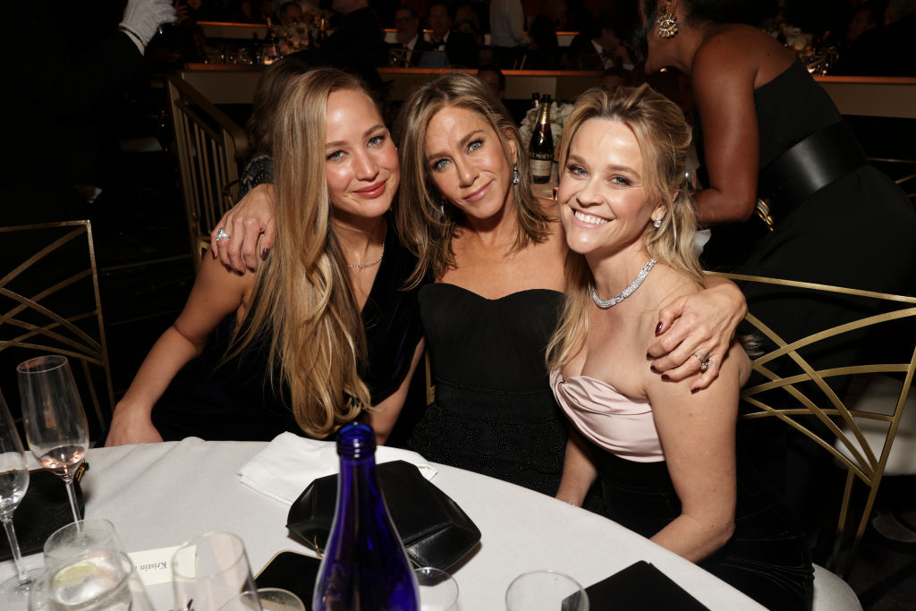 Jennifer Lawrence, Jennifer Aniston, Reese Witherspoon, 2024 Golden Globes