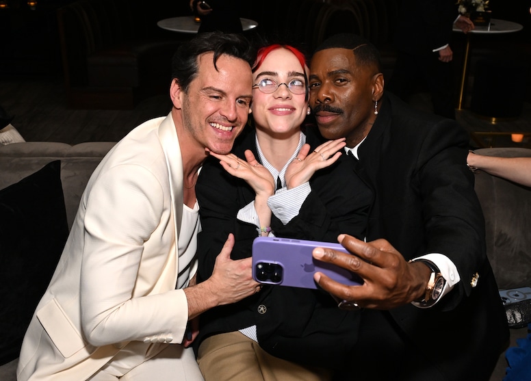 Andrew Scott, Billie Eilish, Colman Domingo, 2024 Netflix Golden Globes After-Party