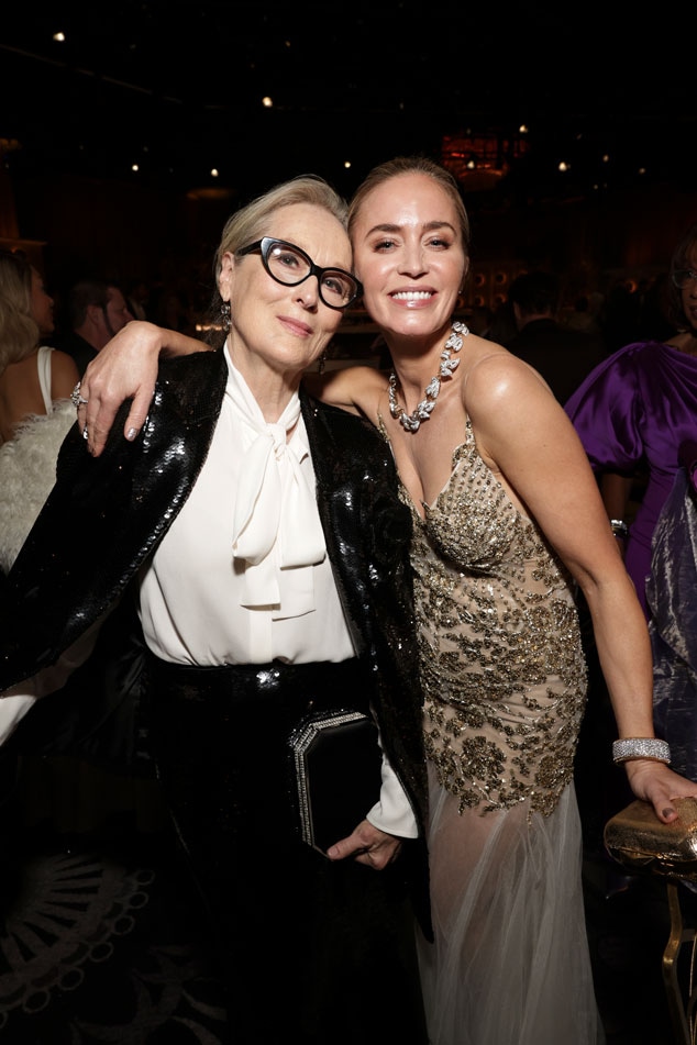 Meryl Streep, Emily Blunt, Golden Globes, 2024 Golden Globes