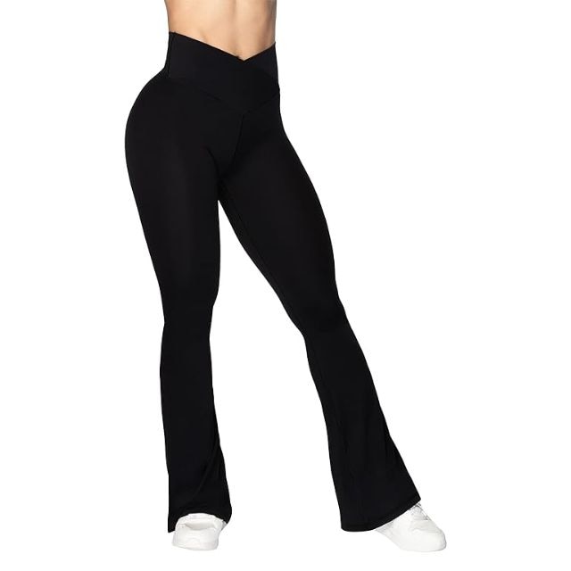  CRZ YOGA Womens Butterluxe Crossover Flare Pants 31