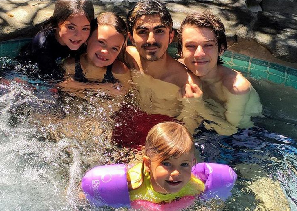 Brian Austin Green, kids, Instagram, Blended Family Photos