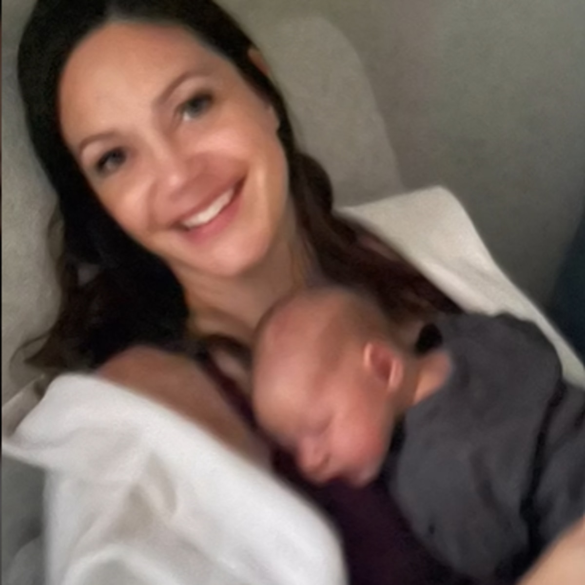 Desiree Hartsock and baby Noah