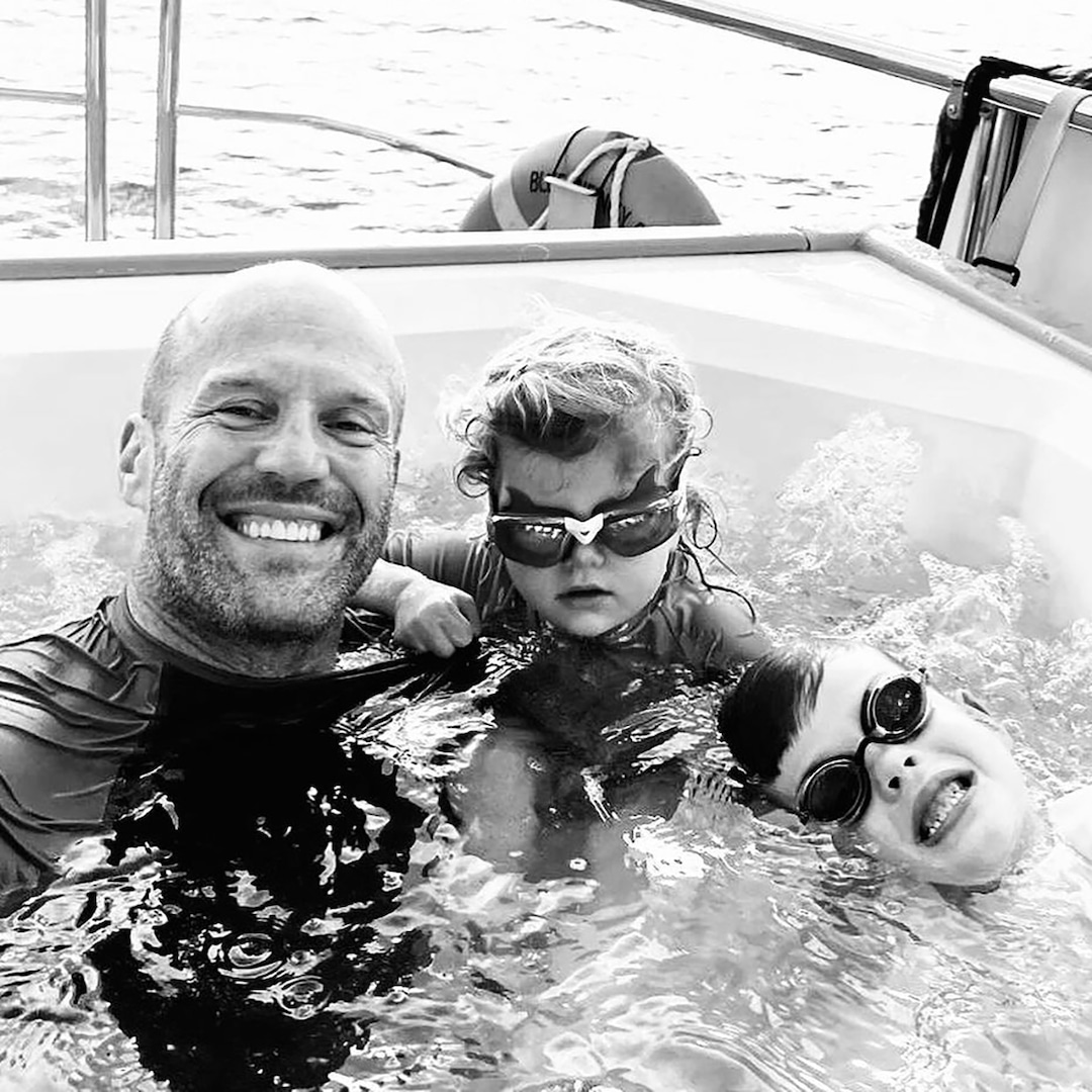 Jason Statham and Rosie Huntington-Whiteley's Cutest Family Photos