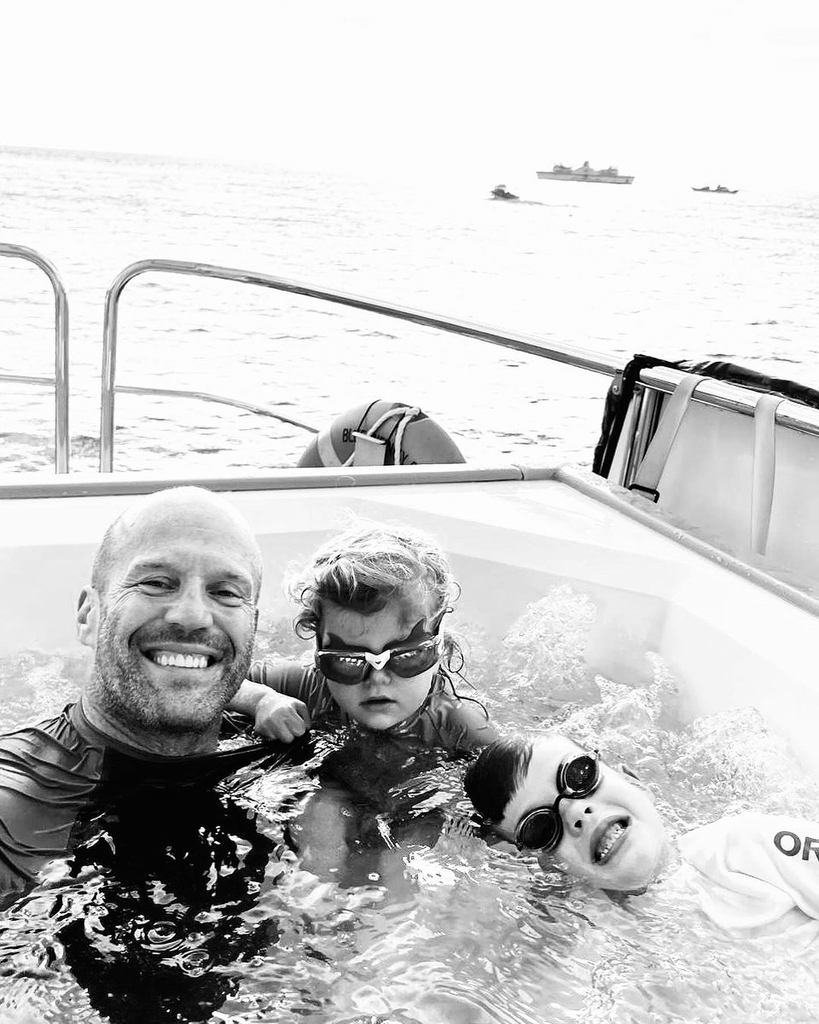 Jason Statham and kids