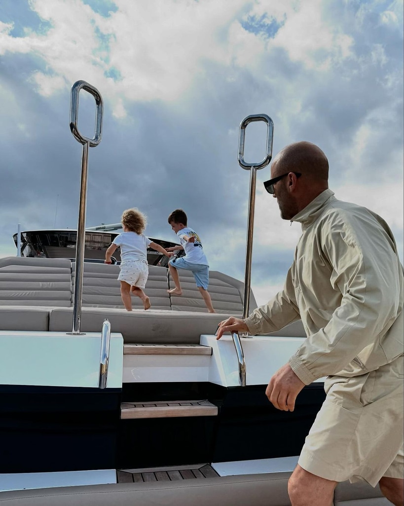 Jason Statham and kids