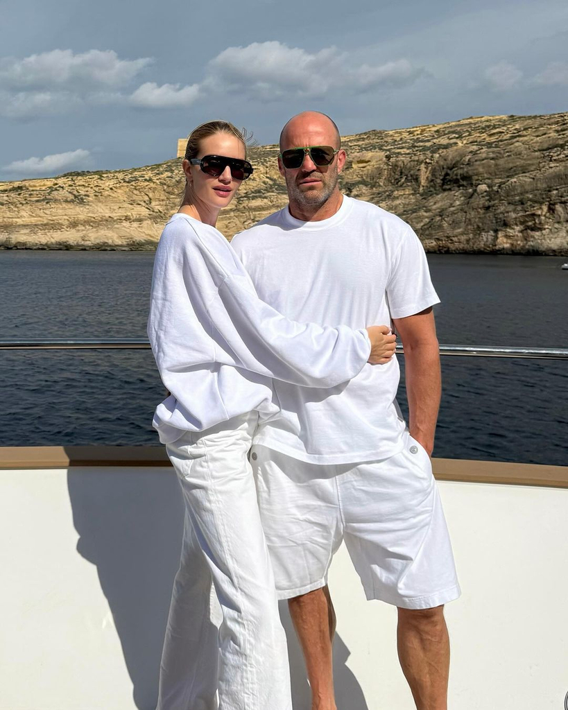 Jason Statham and Rosie Huntington-Whiteley's Cutest Family Photos