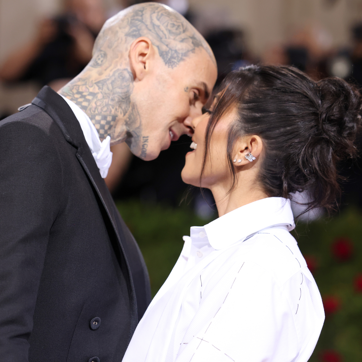 Kourtney Kardashian’s Cheeky Post for Travis Barker’s Birthday Proves PDA Is Their Love Language - E! Online