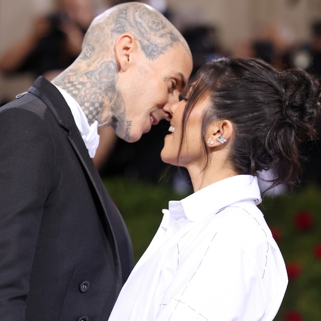 Travis Barker and Kourtney Kardashian